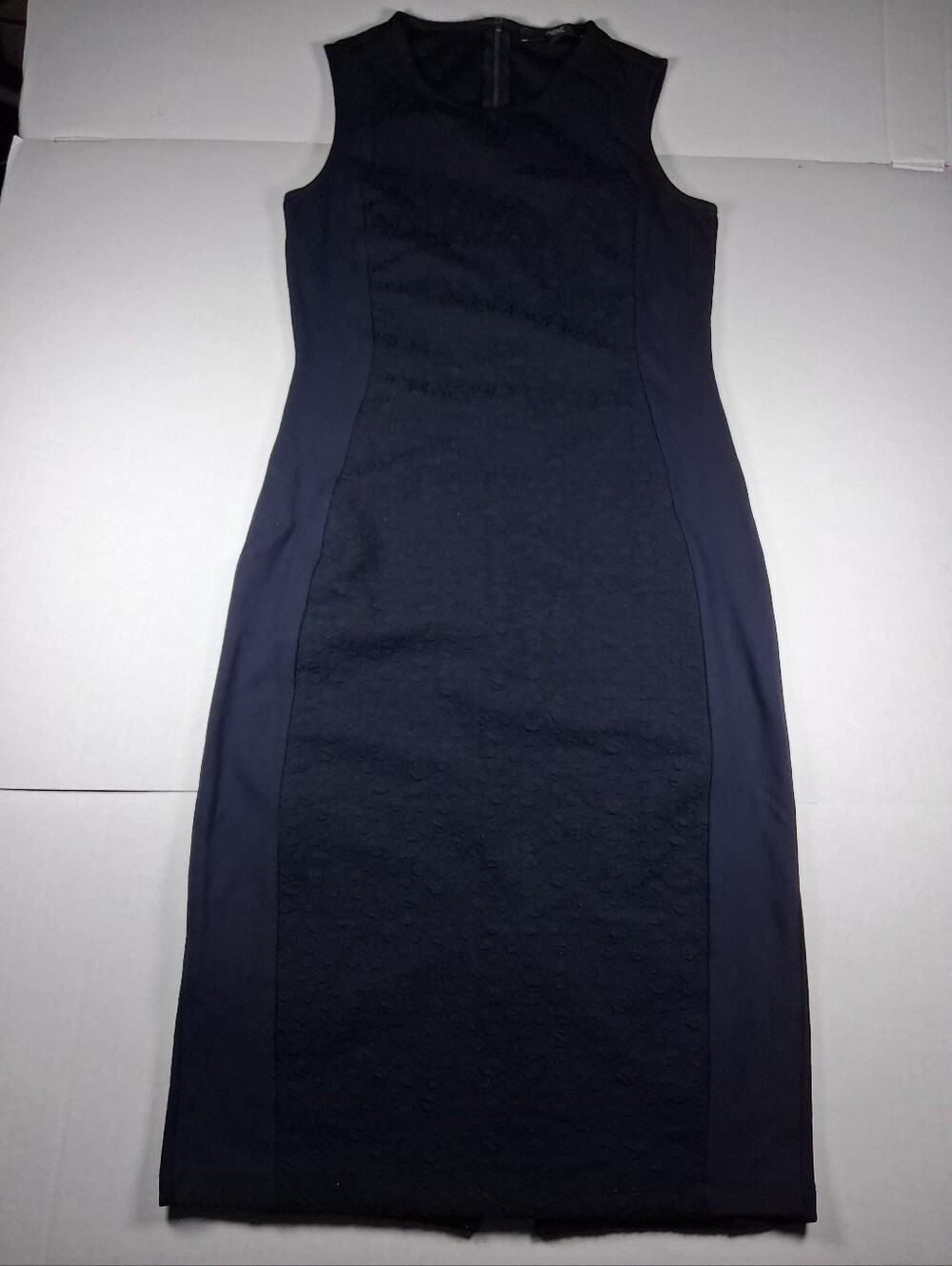 Next Womens Sleeveless Sheath Navy Blue Dress U.S 4/ UK 8 (Bin1)